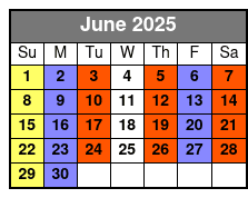 Legends in Concert Preferred Seating June Schedule