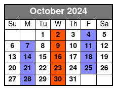 Decades Pierce Arrow October Schedule