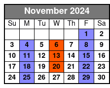 Decades Pierce Arrow November Schedule