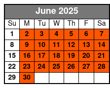 World's Largest Toy Museum Complex June Schedule