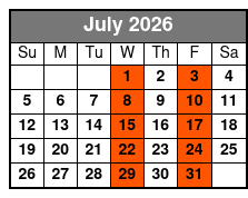 Country Classics - The Early Years July Schedule