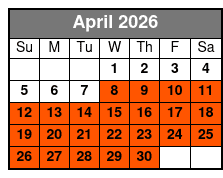 Branson's Celebrity Car Museum April Schedule