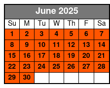 Bigfoot Adventure Golf - Early Bird Participant June Schedule