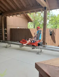 Ready to Ride at Copperhead Mountain Coaster